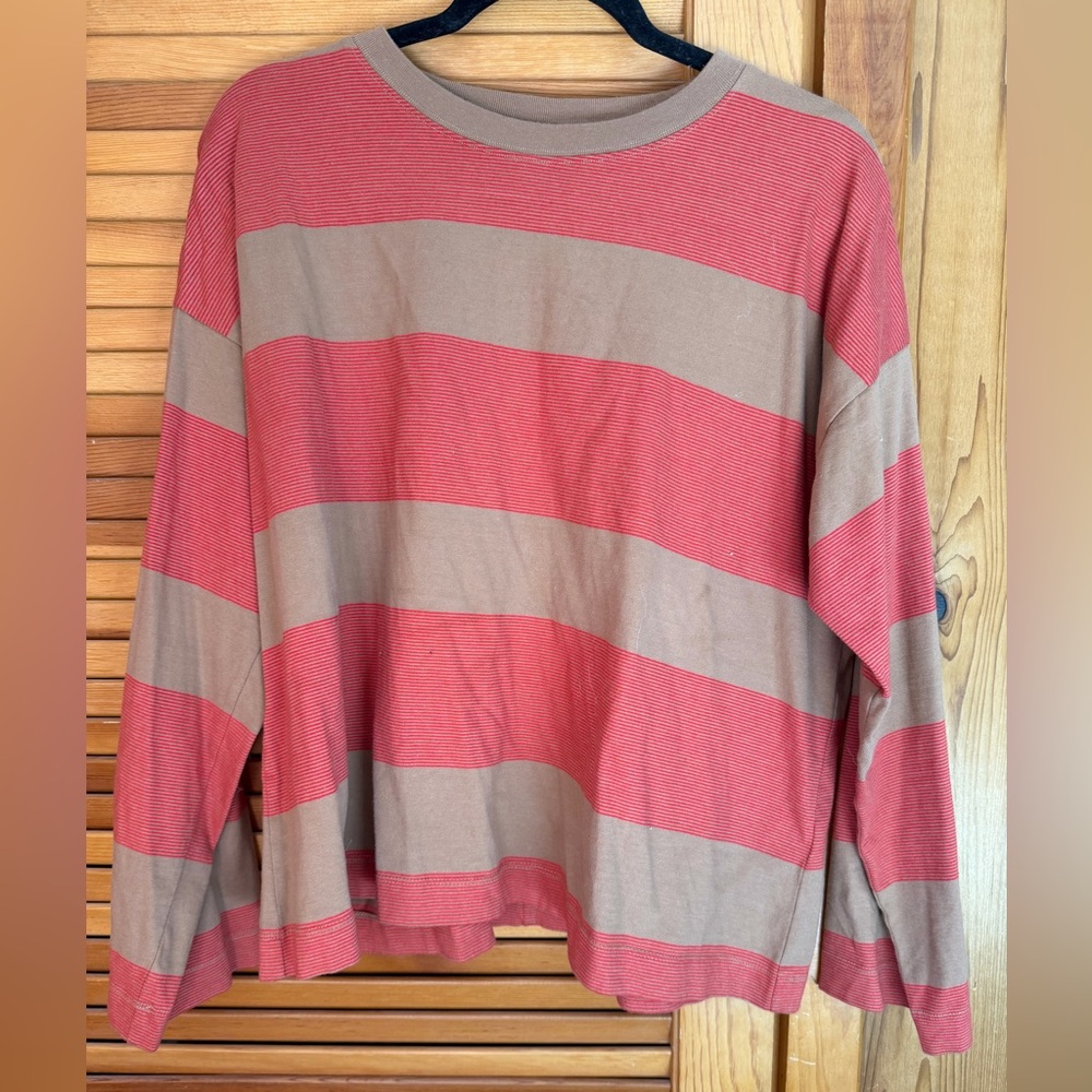 Madewell Striped Long Sleeve Shirt